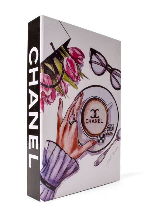 chanel kitap kutusu orjinal|MagicHomeDecor Chanel Coffee M Boy Dekoratif Kitap Kutusu.